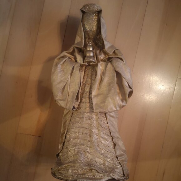 VTG 7 Pc. Set of Folk Art Paper & Materials Painted Nativity Set - Picture 9 of 16